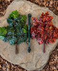 1 Tree Ninja W/ Set Of (12)Green and (12)Red/Brown Oak Branch Sets
