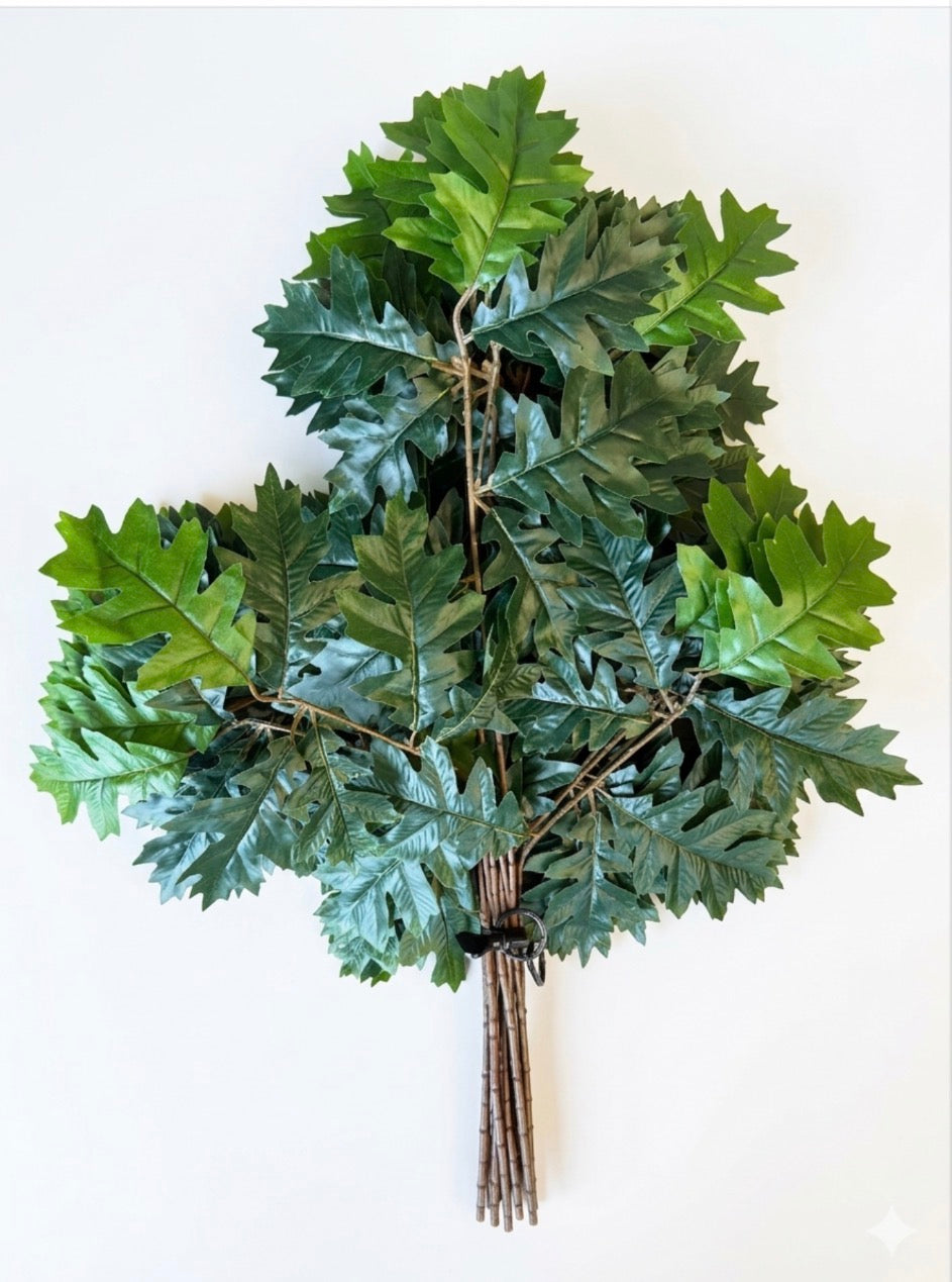 1 Tree Ninja W/ Set Of (12)Green and (12)Red/Brown Oak Branch Sets