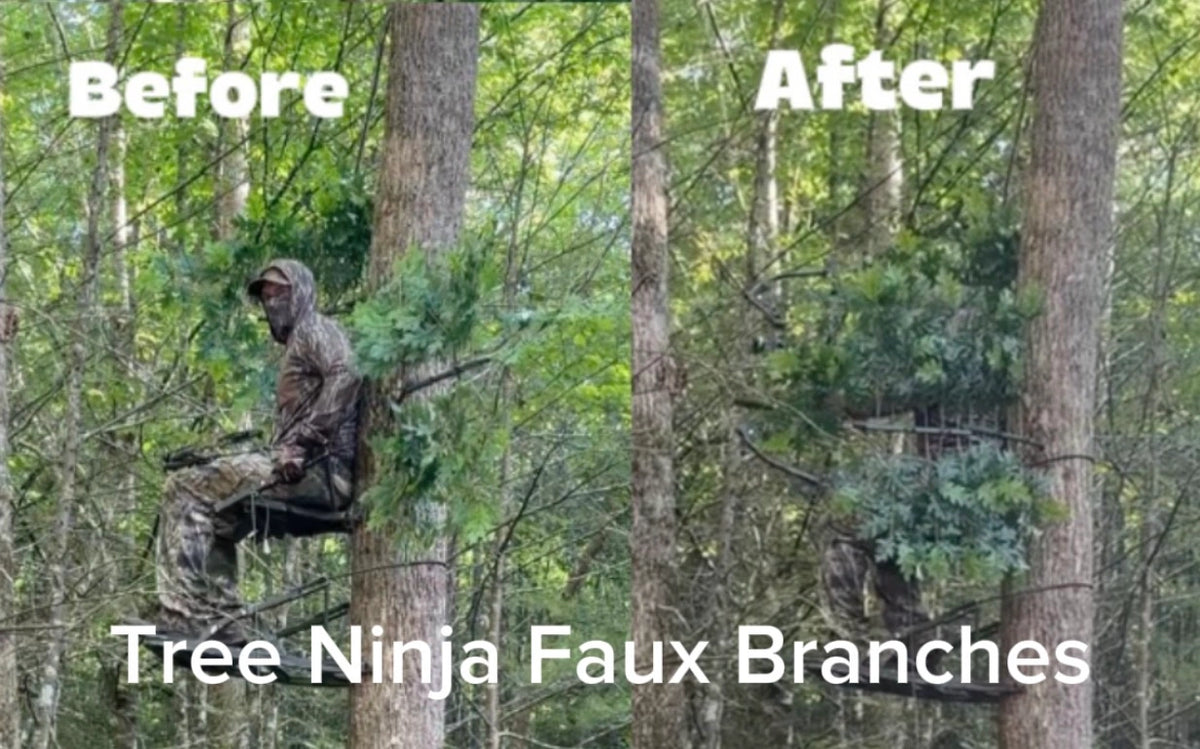 Tree Ninja concealment before and after comparison
